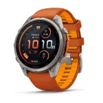 Nutikell Garmin Fenix 9 Pro inReach 47mm Titanium Autumn Orange/Spark Orange 010-04336-01
