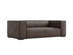 Genuine Leather Sofa, "Turin", 2 Seats, 212x100x68 Made in Europe