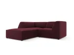 Leather Imitation Modular Left Corner Sofa, "Siena", 3 Seats, 186x180x69 Made in Europe