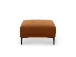 Velvet Pouf, "Lazio", 1 Seat, 85x85x46 Made in Europe