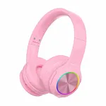 PowerLocus Bluetooth Headphones PLED Kids Pink