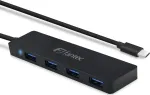 Fantec USB-jaotur FANTEC UMP-4U31-C USB-C 4x USB-A 3.0