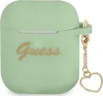 Silicone Charm Heart Collection AirPods 1/2 cover green