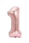 Folio Balloon 100cm Number 1 Glossy Pink