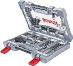X-Line drill / screwdriver set, 105 pieces, drill & bit