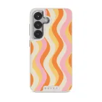 Flower Power - Samsung Galaxy S25 Case, Elite Light (Magnetic) / Silver
