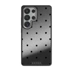 Provocation - Samsung Galaxy S25 Ultra Case, Elite Mirror Dark (Magnetic) / Silver