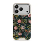 Bloomy Garden - Vintage iPhone 17 Pro Case, Elite Light (MagSafe) / Silver
