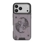 Pisces - iPhone 17 Pro Max Case, Elite Dark (MagSafe) / Silver / Purple
