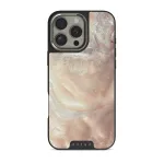 Serene Sunset - Chic iPhone 16 Pro Max Case, Elite Dark (MagSafe) / Silver