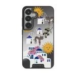 Kalimera - Samsung Galaxy S25 Plus Case, Elite Mirror Dark (Magnetic) / Silver