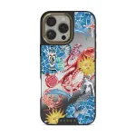 Aegean Affair - iPhone 16 Pro Max Case, Elite Mirror Dark (MagSafe) / Gold