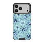 Blue Gaze - iPhone 17 Pro Max Case, Elite Dark (MagSafe) / Silver