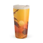 Golden Sky - Travel Mug, 500 ml / Flap