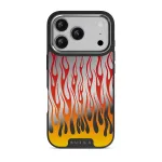 Tribal - iPhone 17 Pro Case, Elite Mirror Dark (MagSafe) / Silver