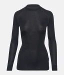 Thermowave naiste pikkade varrukatega soojad merino-s&auml;rgid &bdquo;Active Warm&ldquo;, mustad melange-toonid - m