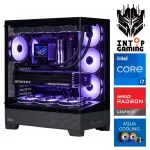 INTOP AQUA i7-14700F 64GB DDR5 1TB SSD M.2 NVME+2TB RX9060XT 16GB no-OS