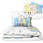 Kaanekomplekt &ndash; 2 tk &ndash; 135x100, 40x60 &ndash; RYSOWANKA &ndash; SININE