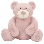 Plush toy - 13974  - TEDDY BEAR - JACOB - PINK - size 25 cm