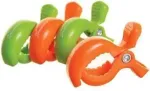 K&auml;ru kinnitusklambrid &ndash; 4 tk &ndash; 2 rohelist, 2 oranži