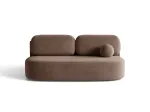 Velvet Sofa With Bed Function And Box, "Sophia", 3 Seats, 202x110x89 Made in Europe