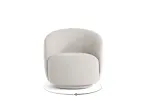 Swivel Armchair, "Savona", 1 Seat, 69x72.5x70.5 Made in Europe
