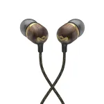 Marley Wired Earbuds | Smile Jamaica | Built-in microphone | USB Type-C | Brass