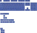 Glorious GPBT Basics Keycaps (GLO-KB-ACC-KC-GPBT-BA-MBLU-US)