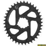 Esiratas SRAM X-SYNC 2 Oval 38T Direct Mount 3 mm Offset Boost alumiiniumist Eagle Black