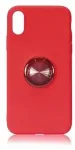 "Ring Slicone Case with Magnet iPhone 12 / 12 Pro" Red