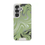 Funky Sensation - Samsung Galaxy S25 Case, Elite Mirror Light (Magnetic) / Silver