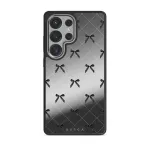 Coquette - Samsung Galaxy S25 Ultra Case, Elite Mirror Dark (Magnetic) / Silver
