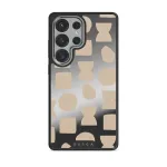 Terracotta - Samsung Galaxy S25 Ultra Case, Elite Mirror Dark (Magnetic) / Silver