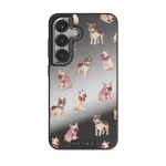 Monsieur - Samsung Galaxy S25 Plus Case, Elite Mirror Dark (Magnetic) / Silver