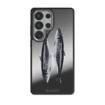 Sardinhas - Samsung Galaxy S25 Ultra Case, Elite Mirror Dark (Magnetic) / Silver