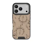 Sagittarius - iPhone 17 Pro Case, Elite Dark (MagSafe) / Silver / Beige