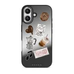 Oat Milk Please - iPhone 17 Case, Elite Mirror Dark (MagSafe) / Silver