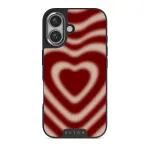 Sweet Affair - iPhone 16 Plus Case, Elite Dark (MagSafe) / Silver