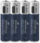 Laetav liitium-ioon-aku AAA 1,5 V 500 mAh, 4 tk