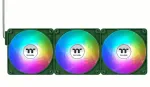"140mm Thermaltake CT140 EX Reverse ARGB Sync PC Cooling Fan Racing Green 3 Pack"