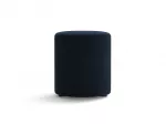 Velvet Pouf, "Dia", 1 Seat, 40x40x45, Royal Blue