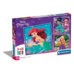 &bdquo;Clementoni&ldquo; pusle 3x48 t&uuml;kki, ruudukujuline, &bdquo;Disney Princess&ldquo;. Printsessid 25304