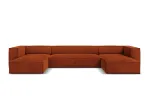Panoramic Sofa, "Turin", 6 Seats, 375x173x68 Made in Europe