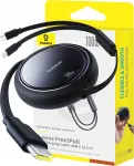 &bdquo;Baseus&ldquo; USB-C &ndash; 2x USB-C kaabel, 1 m, must (6932172670948)