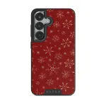 Dear Santa - Snowflake Samsung Galaxy S25 Case, Elite Dark (Magnetic) / Gunmetal