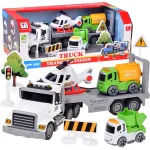 Tow truck Helicopter Dump truck Concrete mixer VEHICLE SET + road accessories ZA6597