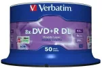 DVD+R DL 8,5 GB 8x, kinkekarp, 50 t&uuml;kki (43758)