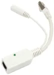 Gigabit PoE adapter White