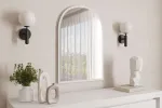 Peegel, Hanah Home, valge, 60 x 90 x 2,2