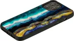 "SmartPhone case Apple iPhone 12/12 Pro" Purple Agate Black